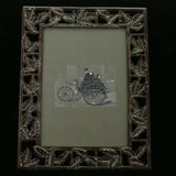 Mi Amore Leaves Picture-Frame Bronze-Tone