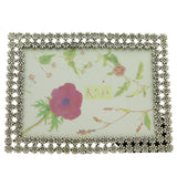 Mi Amore Flower Picture-Frame Silver-Tone