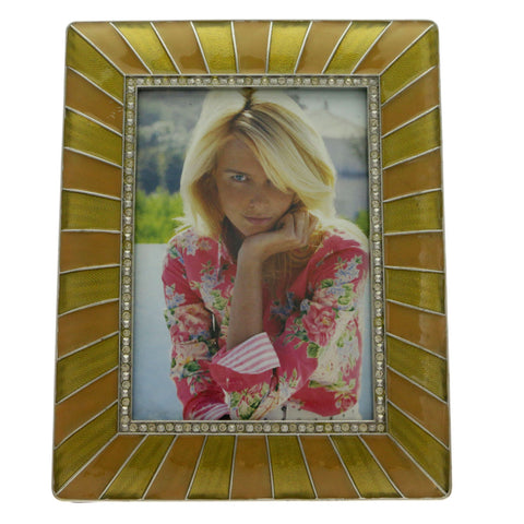 Mi Amore Picture-Frame Orange/Gold-Tone