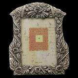 Mi Amore Flower Picture-Frame Silver-Tone