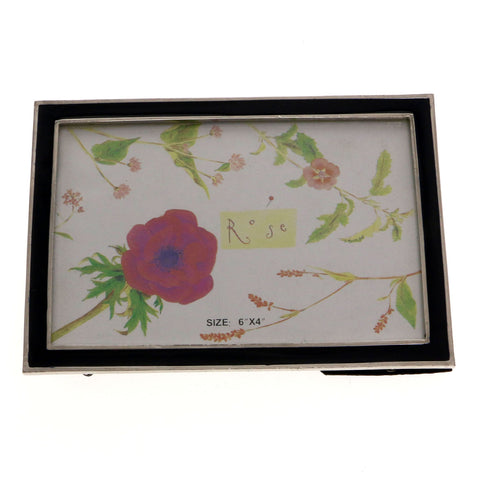 Mi Amore Picture-Frame Blue/Silver-Tone