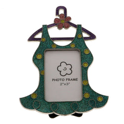 Mi Amore Dress Picture-Frame Green/Multicolor