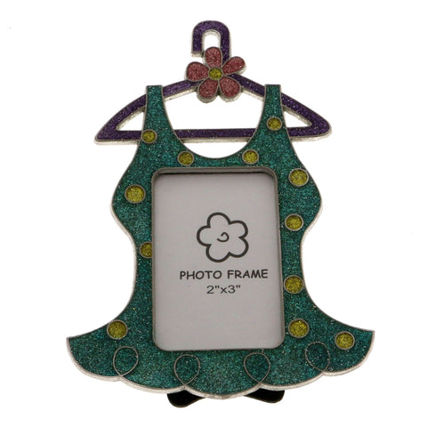 Mi Amore Dress Picture-Frame Green/Multicolor