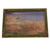 Mi Amore Flower Picture-Frame Green/Bronze-Tone
