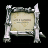 Mi Amore Bamboo Picture-Frame Pewter