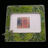 Mi Amore Rock Star Picture-Frame Green/Silver-Tone
