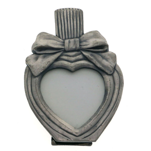 Mi Amore Heart Picture-Frame Pewter