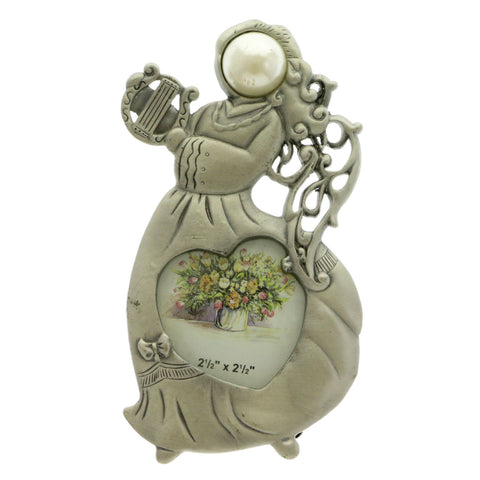 Mi Amore Angel Picture-Frame Silver-Tone