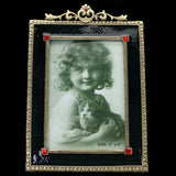 Mi Amore Picture-Frame Green/Bronze-Tone