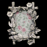 Mi Amore Leaves Picture-Frame Silver-Tone