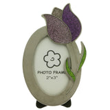 Mi Amore Flower Picture-Frame Multicolor/Silver-Tone