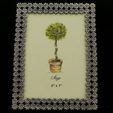 Mi Amore Flower Picture-Frame Silver-Tone