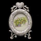 Mi Amore Heart Picture-Frame Silver-Tone