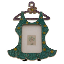 Mi Amore Dress Picture-Frame Green/Multicolor