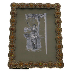 Mi Amore Picture-Frame Bronze-Tone/Orange