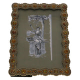 Mi Amore Picture-Frame Bronze-Tone/Orange