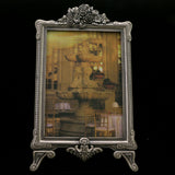Mi Amore 4 1/2x6 1/2 in. Flower Picture-Frame Silver-Tone