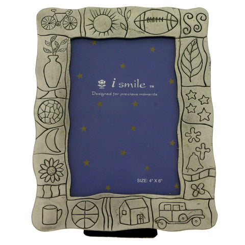 Mi Amore 4x6 in. Picture-Frame Silver-Tone