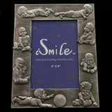 Mi Amore 4x6 in. Baby Picture-Frame Silver-Tone