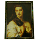 Mi Amore 5x7in. Picture-Frame Green/Silver-Tone