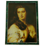 Mi Amore 5x7in. Picture-Frame Green/Silver-Tone