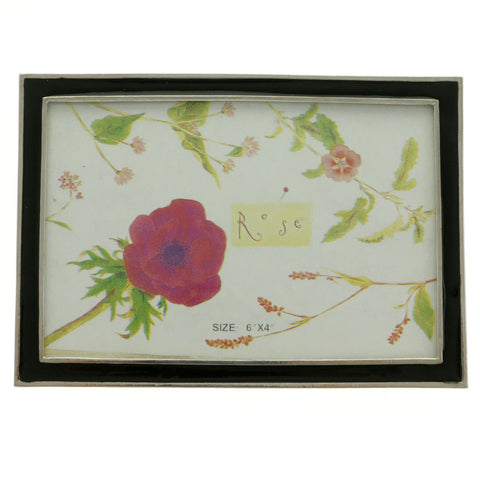 Mi Amore Picture-Frame Black/Silver-Tone