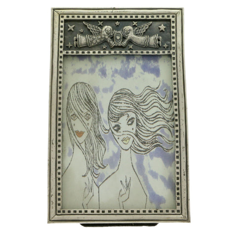 Mi Amore Angel Picture-Frame Silver-Tone