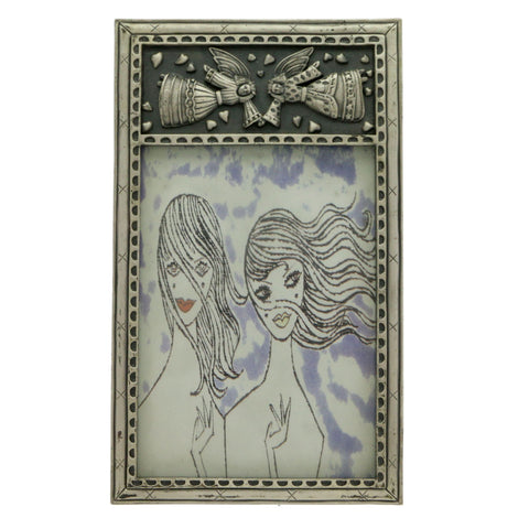 Mi Amore Angel Picture-Frame Silver-Tone