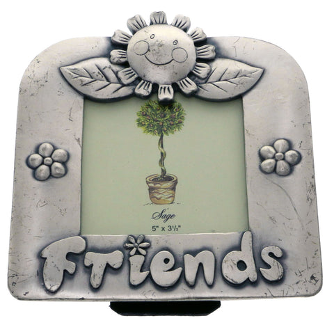 Mi Amore 5X3 1/2 Friends Picture-Frame Pewter