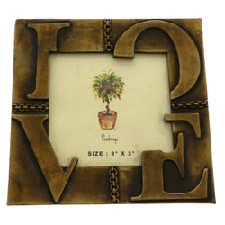 Mi Amore Love Picture-Frame Gold-Tone