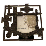 Mi Amore Cross Picture-Frame Brown