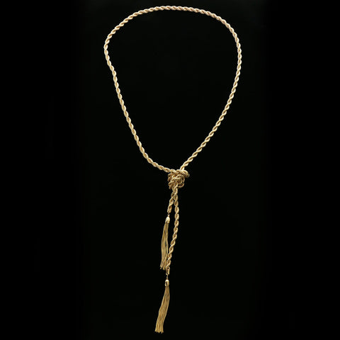 Luxury Y-Necklace Gold NWOT