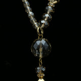 Luxury Faceted Y-Necklace Gold NWOT