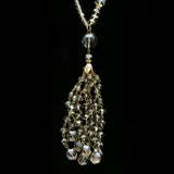 Luxury Faceted Y-Necklace Gold NWOT
