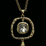 Luxury Crystal Necklace Gold NWOT