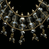 Luxury Faceted Necklace Gold NWOT