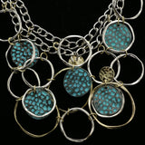 Luxury Necklace Silver/Blue NWOT