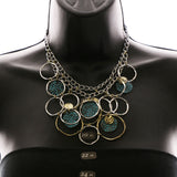 Luxury Necklace Silver/Blue NWOT