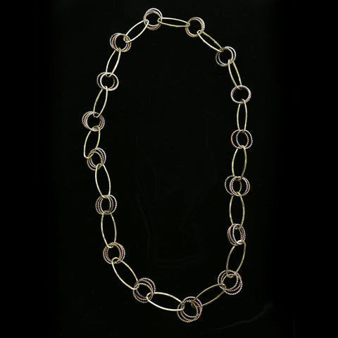 Luxury Necklace Gold/Brown NWOT