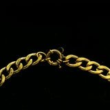 Luxury Crystal Necklace Gold/Black NWOT