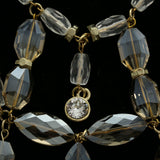 Luxury Crystal Necklace Gold NWOT