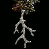 Luxury Crystal Starfish,Shell,Coral Necklace Gold & Pink NWOT