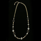 Luxury Necklace Gold/Gray NWOT