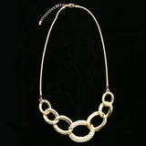 Luxury Crystal Necklace Gold NWOT