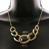 Luxury Crystal Necklace Gold NWOT