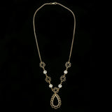 Luxury Crystal Necklace Gold NWOT