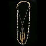 Luxury Crystal Necklace Gold NWOT