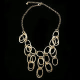 Luxury Hammered Finish Necklace Gold NWOT
