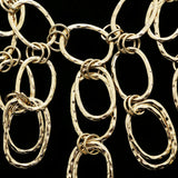 Luxury Hammered Finish Necklace Gold NWOT