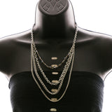 Luxury Crystal Necklace Silver NWOT